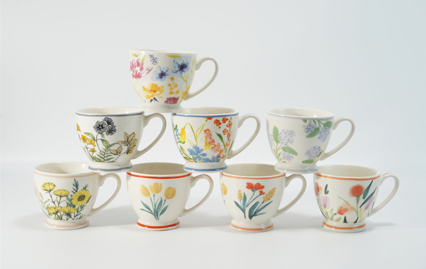 Hancai Decal footed mug