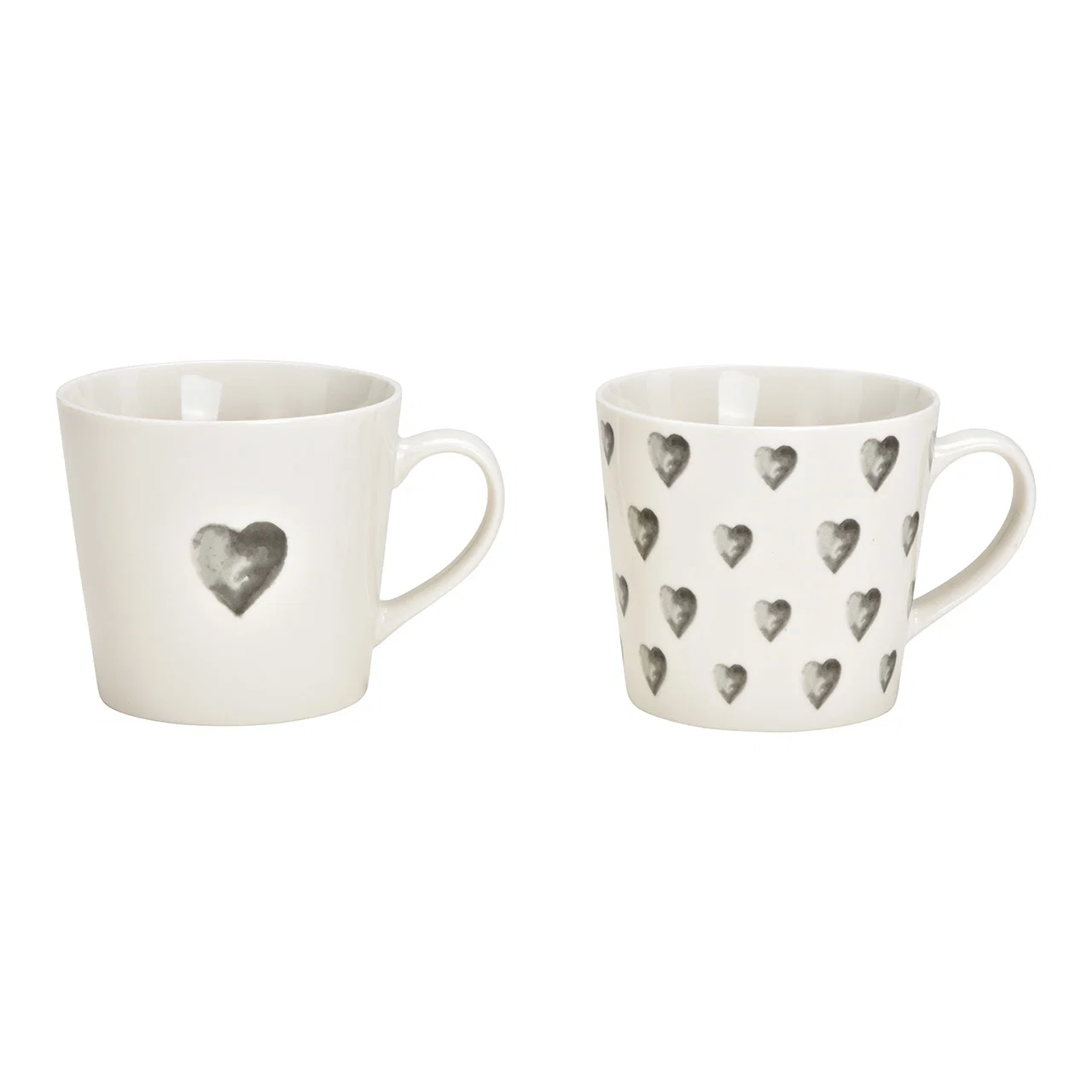 Hancai Jumbo porcelain heart-shaped mug