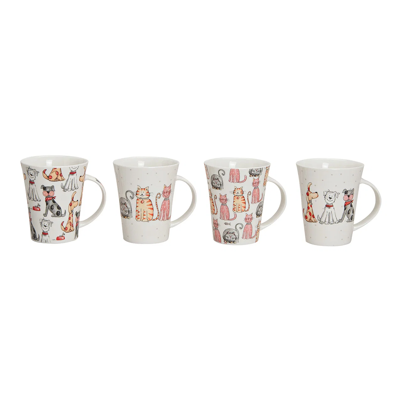 Hancai Porcelain dog/cat mug