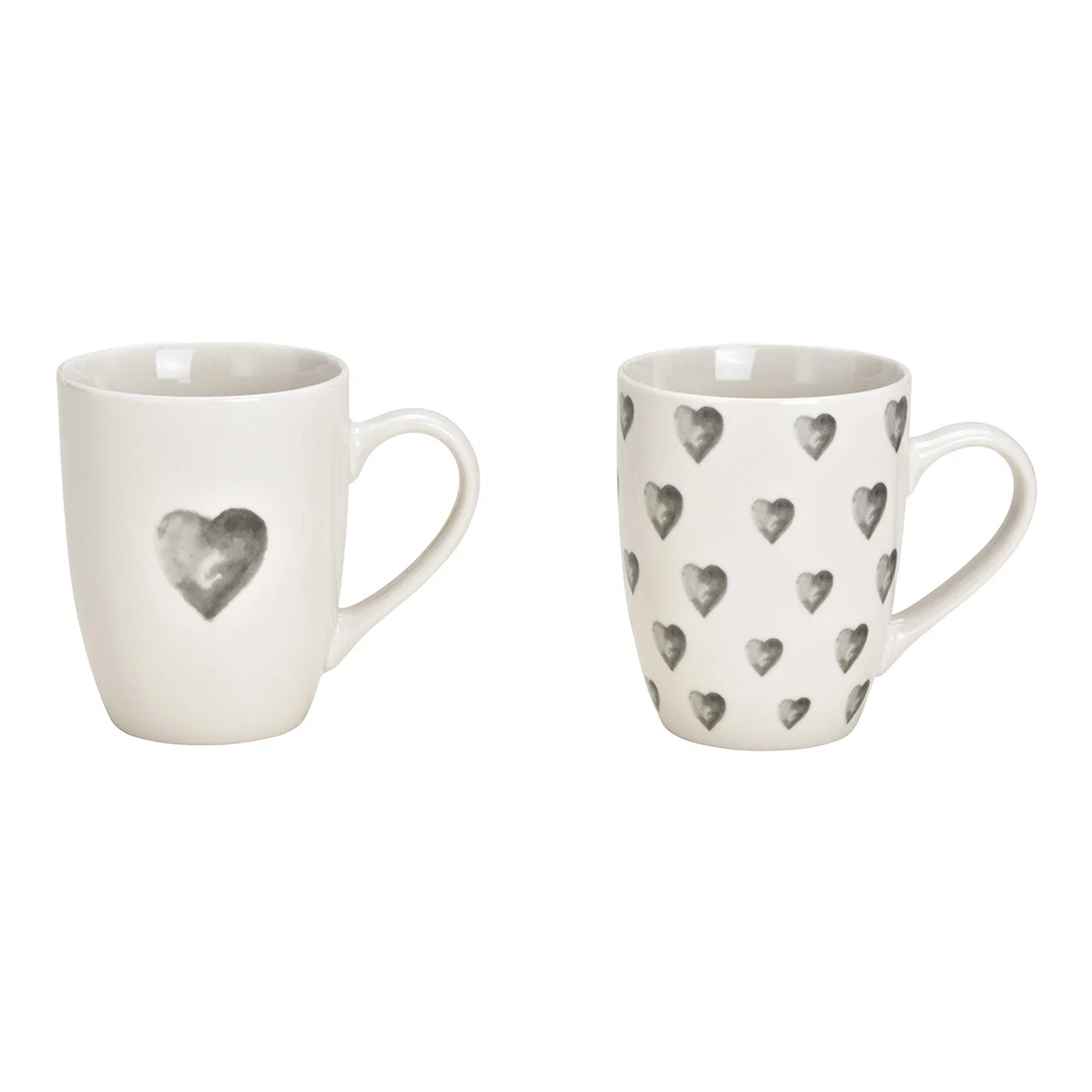 Hancai Porcelain heart-shaped mug