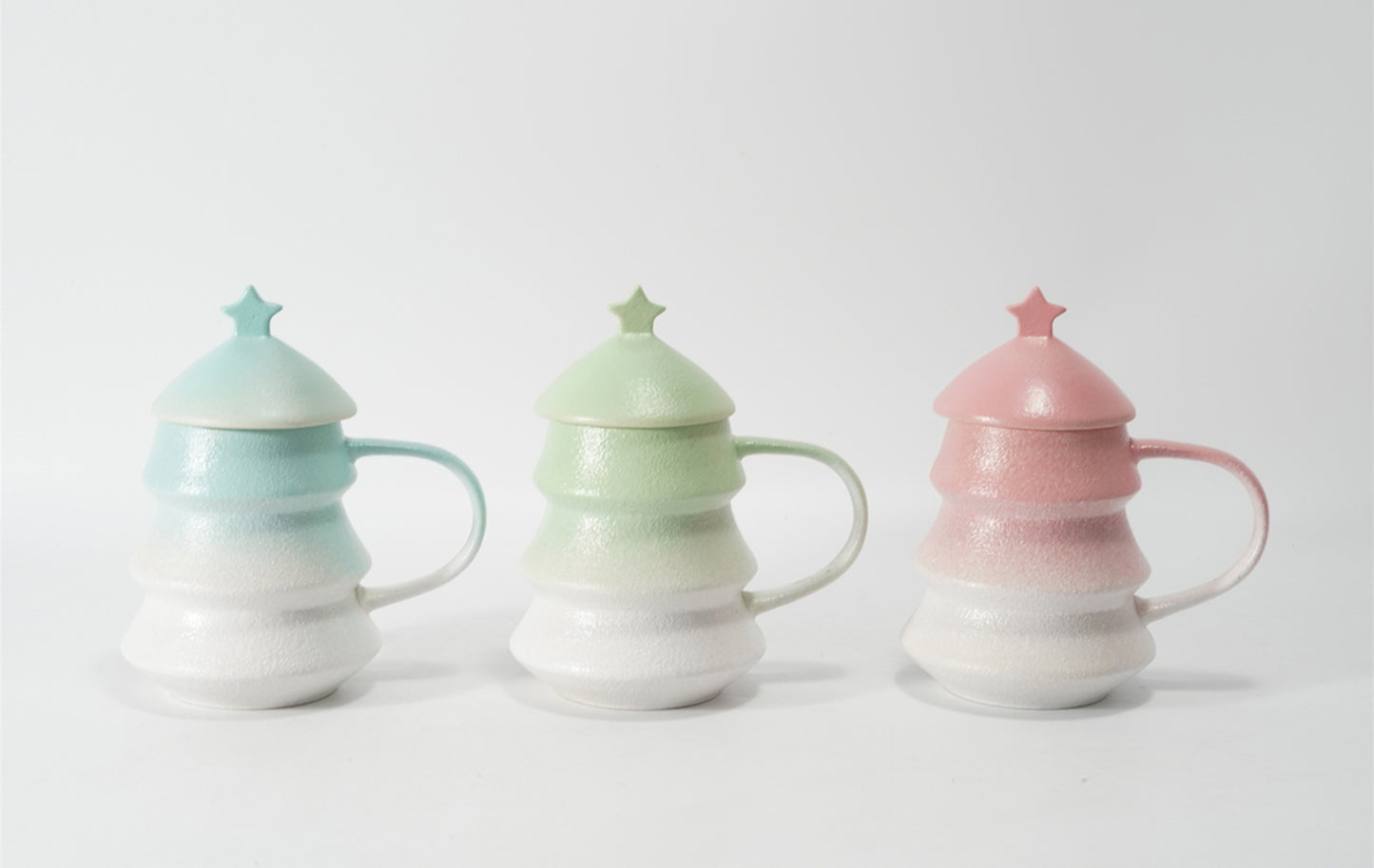 Hancai Reactive glaze Christmas tree mug