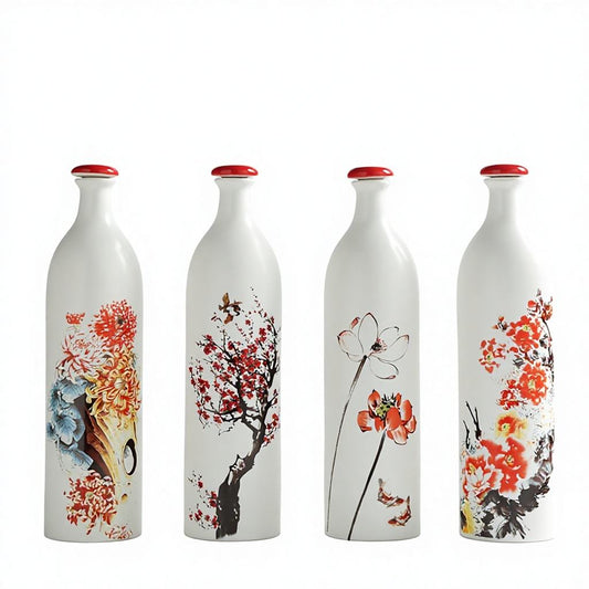 Hancai Ceramic Wine Bottle Creative Home-Use Liquor Bottle Custom-Made Handmade Private Customization