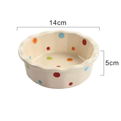 Hancai 5.5 Inch Ceramic Mini Pie Pans Small Baking Pie Dish Plate Deep Dish Plate Kitchen Bakeware Pot Pans for Quiches, Tarts