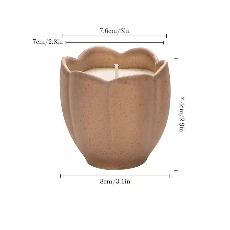 Hancai  New Custom logo Vintage Unique Candles Container Jar Wholesale Luxury Emoceramic Candle Holder