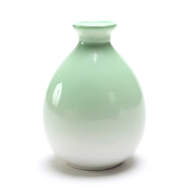 Hancai 250ml Chinese Style Colorful Wine Pot Household Ceramic Wine Bottle With Cork Stopper