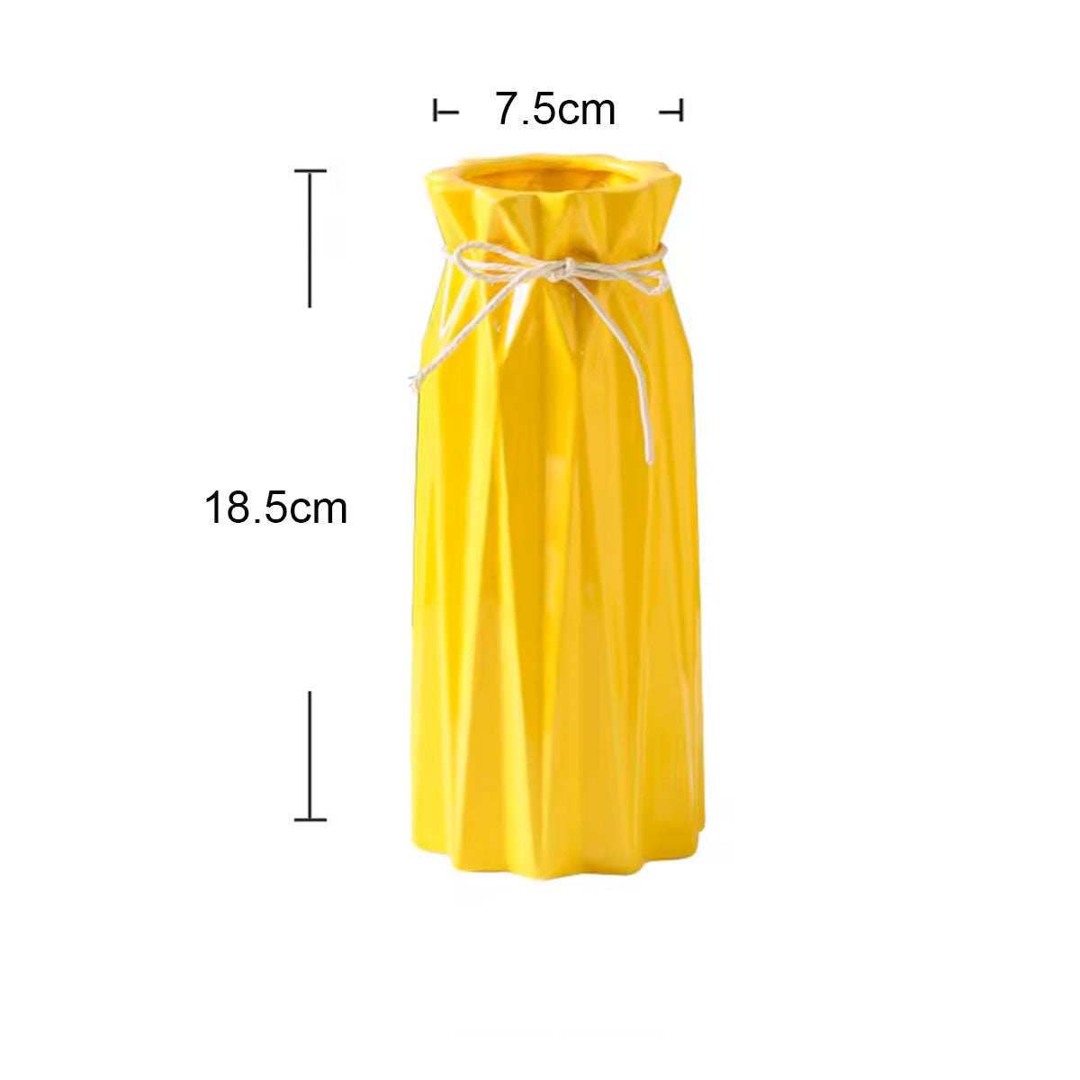 Hancai Nordic Modern Ceramic Origami Hydroponic Vase Soft Decoration for Living Room or Home Desktop Direct Supply