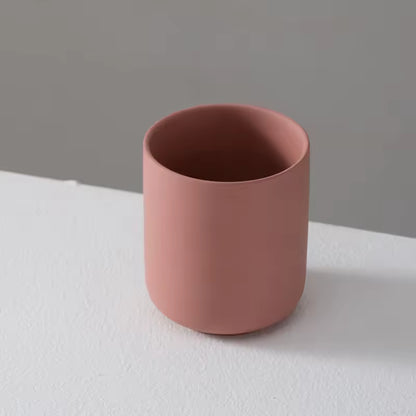 Hancai  Customized Ceramic Candle Vessel Ceramic Home Decoration Candle Jars for Christmas