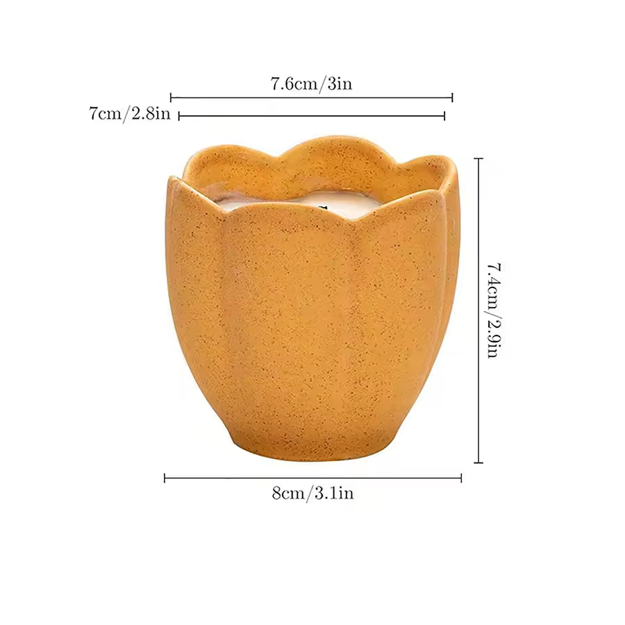 Hancai  New Custom logo Vintage Unique Candles Container Jar Wholesale Luxury Emoceramic Candle Holder