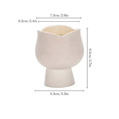 Hancai  New Custom logo Vintage Unique Candles Container Jar Wholesale Luxury Emoceramic Candle Holder