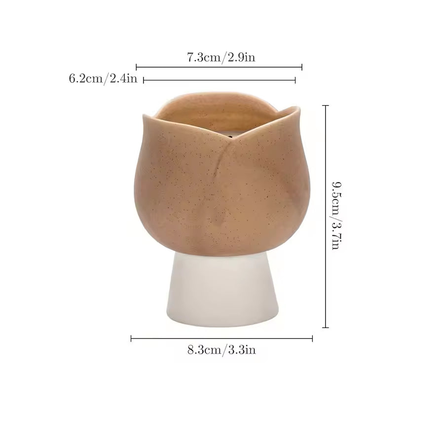 Hancai  New Custom logo Vintage Unique Candles Container Jar Wholesale Luxury Emoceramic Candle Holder
