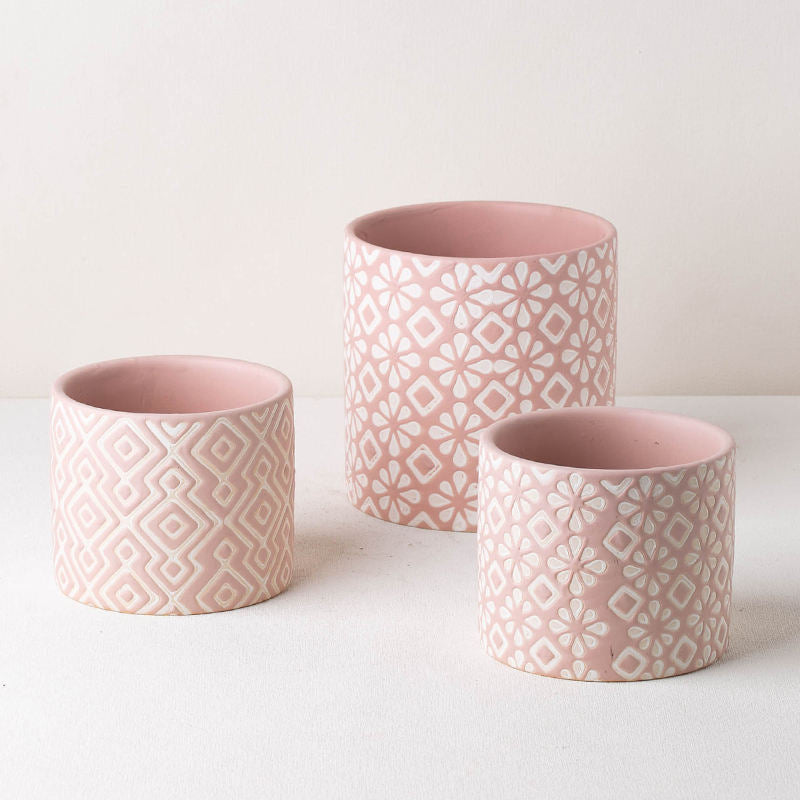 Hancai Home Decor Porcelain Flower Pots & Planters Ceramic Plant Pots Garden Pot