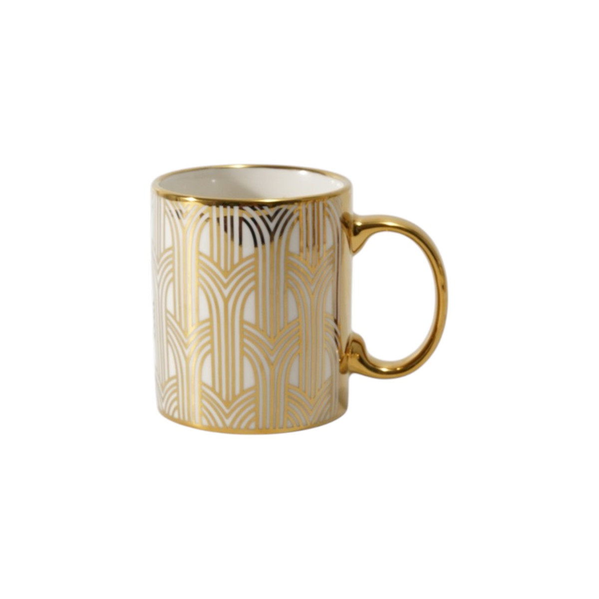 Hancai Decal Mug with Electroplated