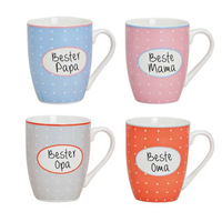 Hancai Best Mom/Dad/Grandma/Grandpa porcelain mug
