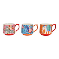 Hancai Jumbo ceramic mug with African animals