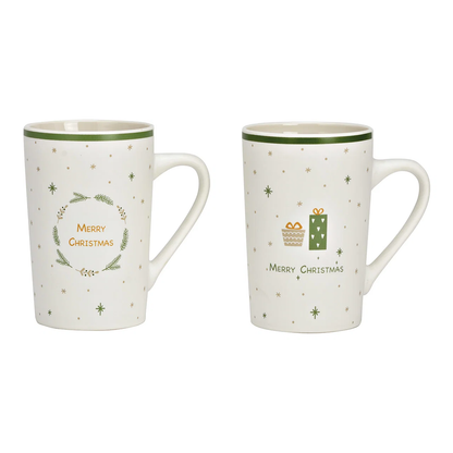Hancai Merry Christmas mug made of porcelain