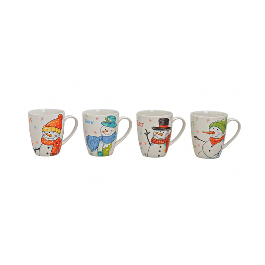 Hancai Porcelain Snowman Mug