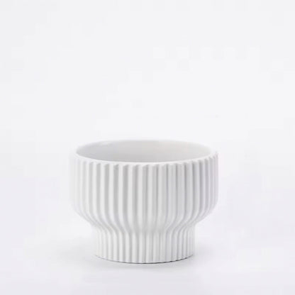 Hancai Flower pot Ceramic Simple Breathable Orchid Gardening Potted Plant Factory Wholesale