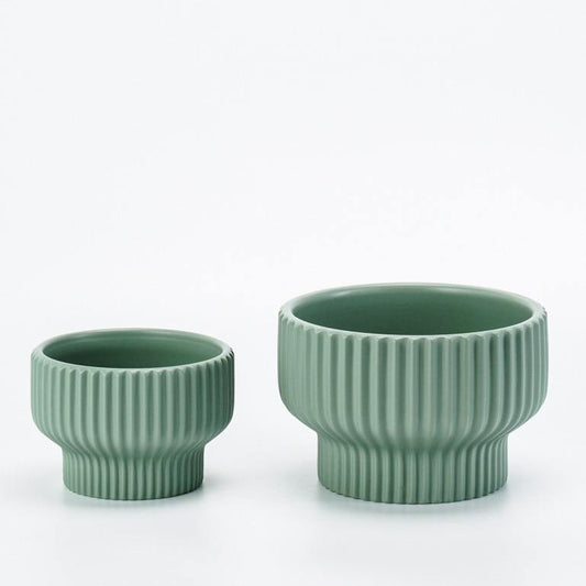 Hancai Flower pot Ceramic Simple Breathable Orchid Gardening Potted Plant Factory Wholesale