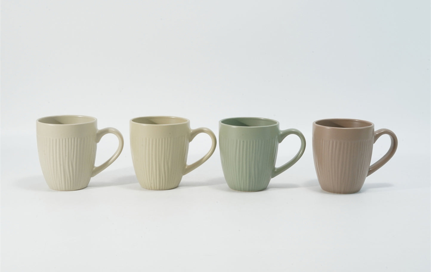 Hancai Embossed Color Glaze Mug