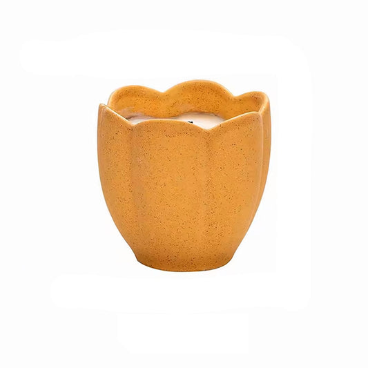 Hancai  New Custom logo Vintage Unique Candles Container Jar Wholesale Luxury Emoceramic Candle Holder