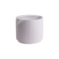 Hancai Ceramic White Modern Flower Pots Planter Pot Wholesale
