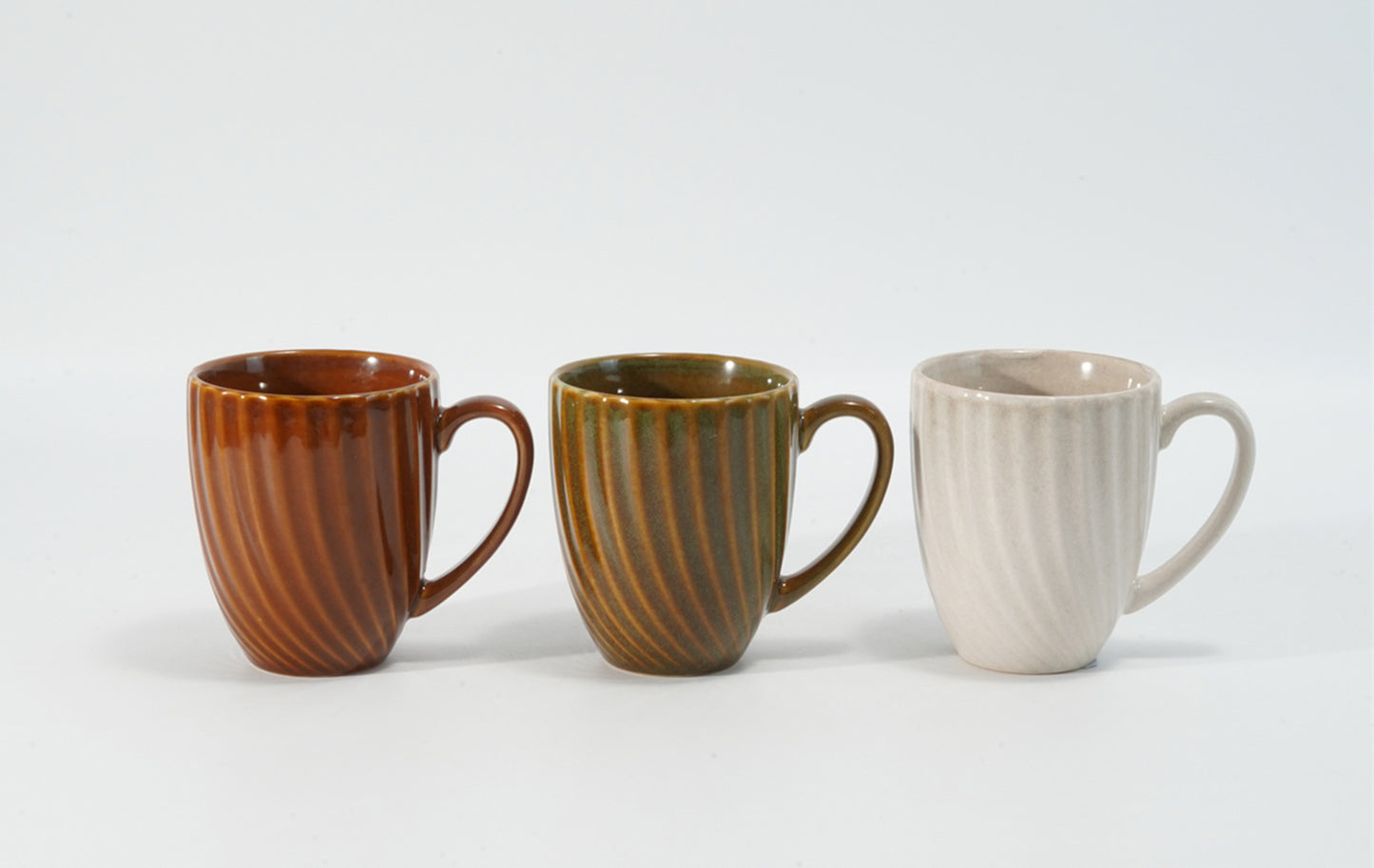 Hancai Embossed reactive glaze mug