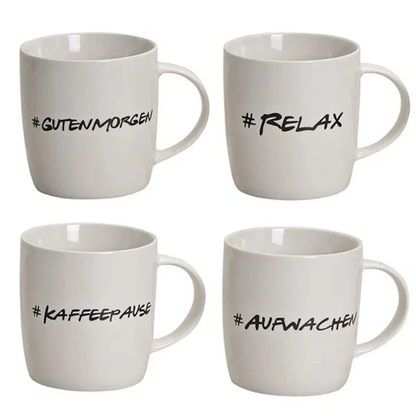 Hancai Porcelain mugs with sayings