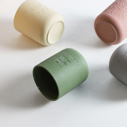 Hancai  Customized Ceramic Candle Vessel Ceramic Home Decoration Candle Jars for Christmas