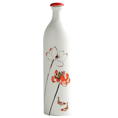 Hancai Ceramic Wine Bottle Creative Home-Use Liquor Bottle Custom-Made Handmade Private Customization