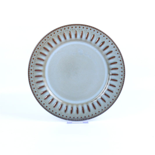 Hancai Embossed reactive glaze Dinnerware sets