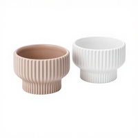 Hancai Flower pot Ceramic Simple Breathable Orchid Gardening Potted Plant Factory Wholesale