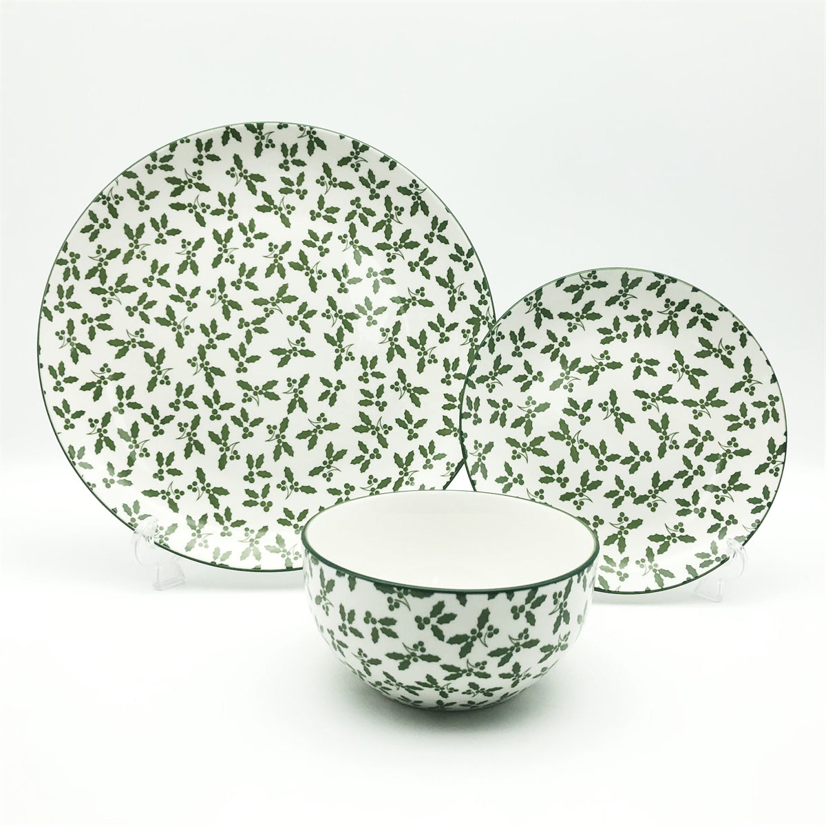 Hancai White Dinnerware with Decal