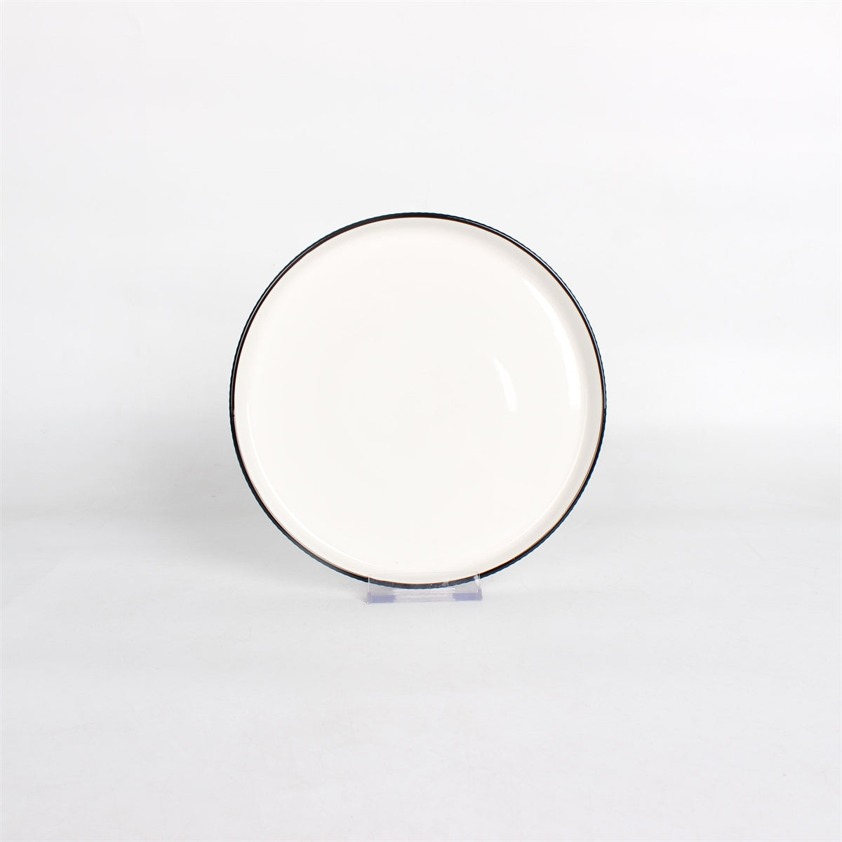 Hancai Stoneware Color Glazed Dinnerware sets with black edge