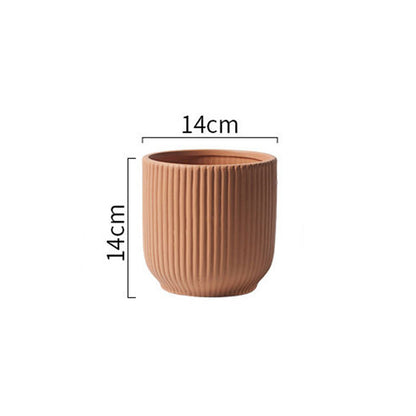 Hancai Wholesale Small Succulent Ceramic Plant Flower Planter Pot for Indoor Plants