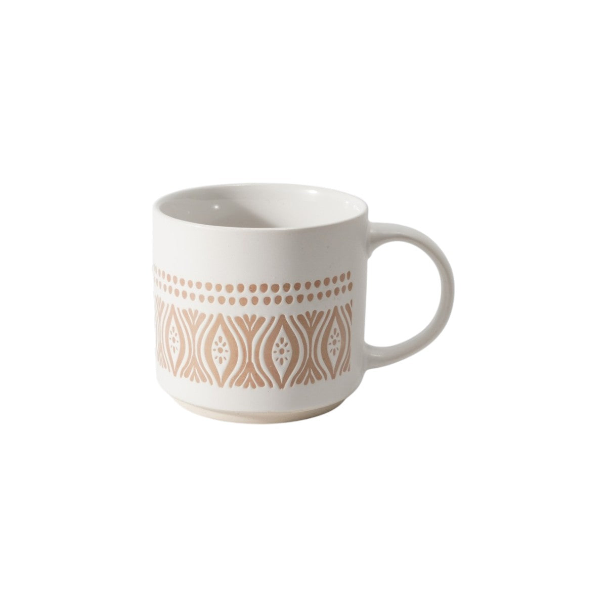 Hancai Unglasierte Fußfarbe, Siebdruck-Tasse