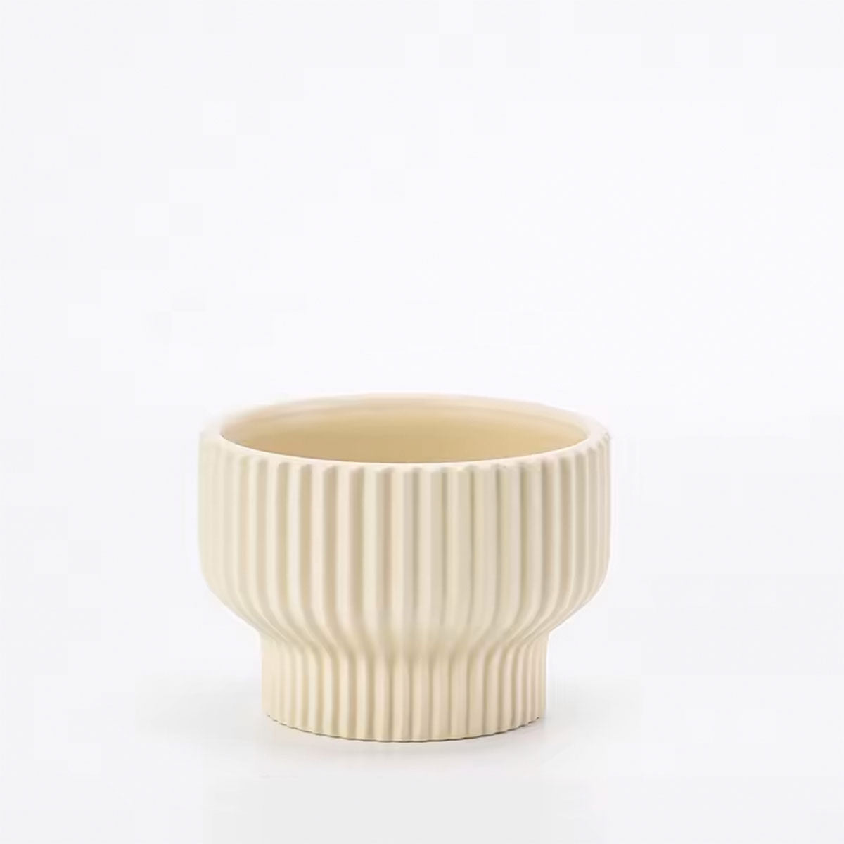 Hancai Flower pot Ceramic Simple Breathable Orchid Gardening Potted Plant Factory Wholesale