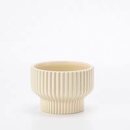 Hancai Flower pot Ceramic Simple Breathable Orchid Gardening Potted Plant Factory Wholesale