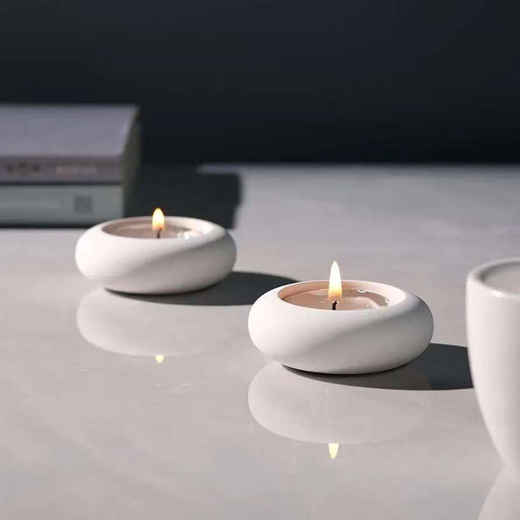 Hancai Wholesale Modern Ceramic Candle Vessels for Christmas Home & Wedding Decor-Eco-Friendly Container Jars