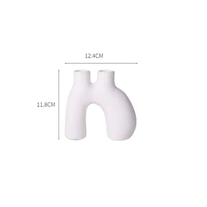 Factory Direct Home Decoration Handmade Grouted Matte Black Ceramic Candle Holders