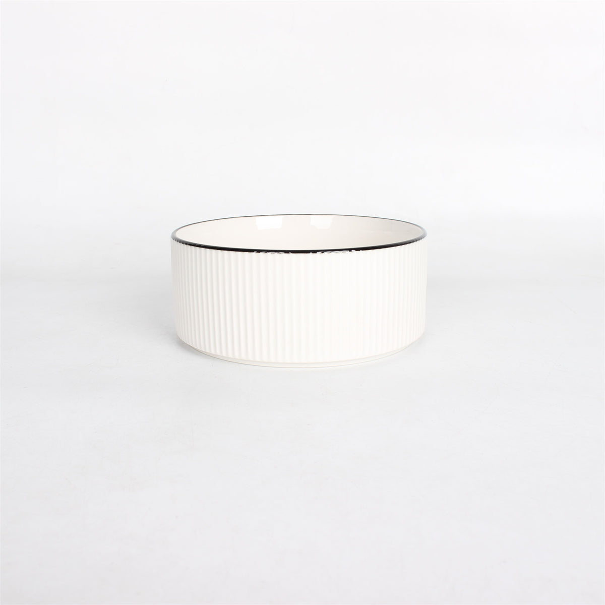 Hancai Stoneware Color Glazed Dinnerware sets with black edge