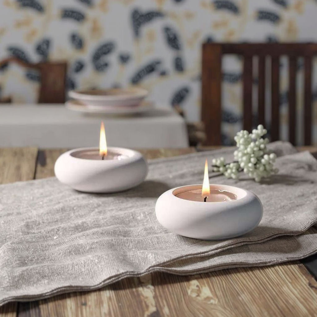 Hancai Wholesale Modern Ceramic Candle Vessels for Christmas Home & Wedding Decor-Eco-Friendly Container Jars