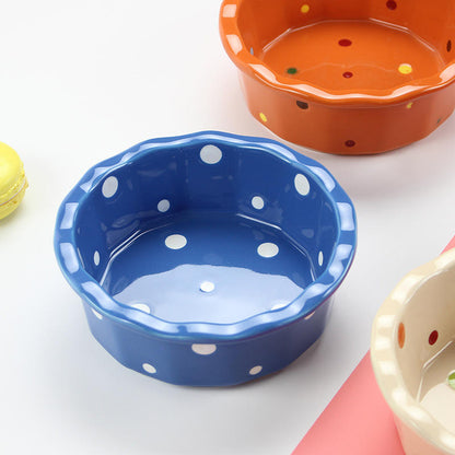 Hancai 5.5 Inch Ceramic Mini Pie Pans Small Baking Pie Dish Plate Deep Dish Plate Kitchen Bakeware Pot Pans for Quiches, Tarts