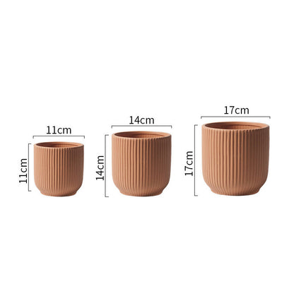Hancai Wholesale Small Succulent Ceramic Plant Flower Planter Pot for Indoor Plants