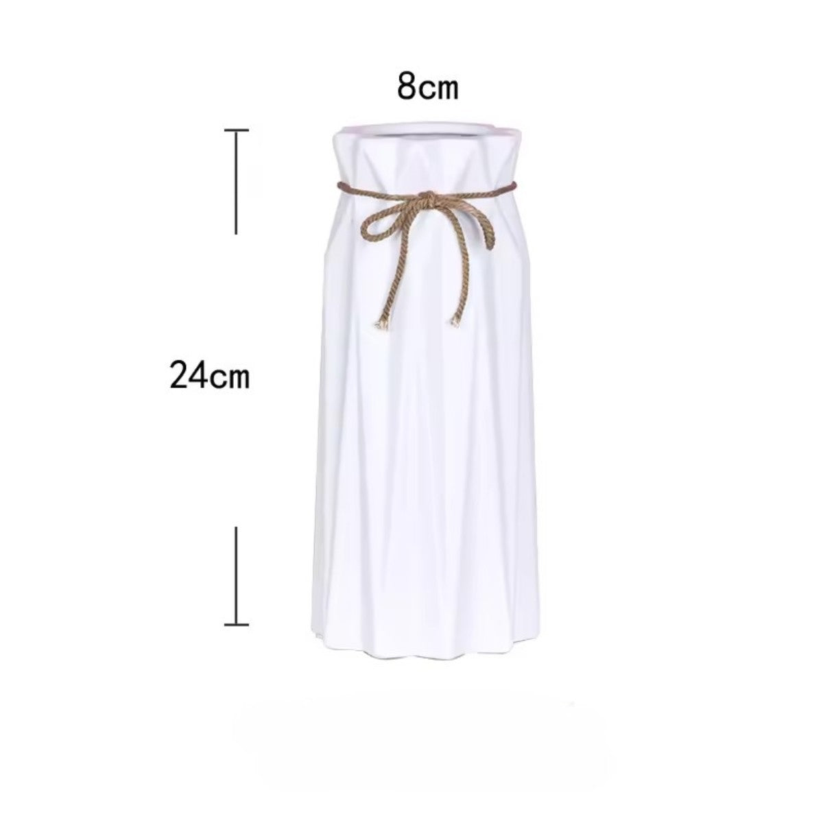 Hancai Nordic Modern Ceramic Origami Hydroponic Vase Soft Decoration for Living Room or Home Desktop Direct Supply