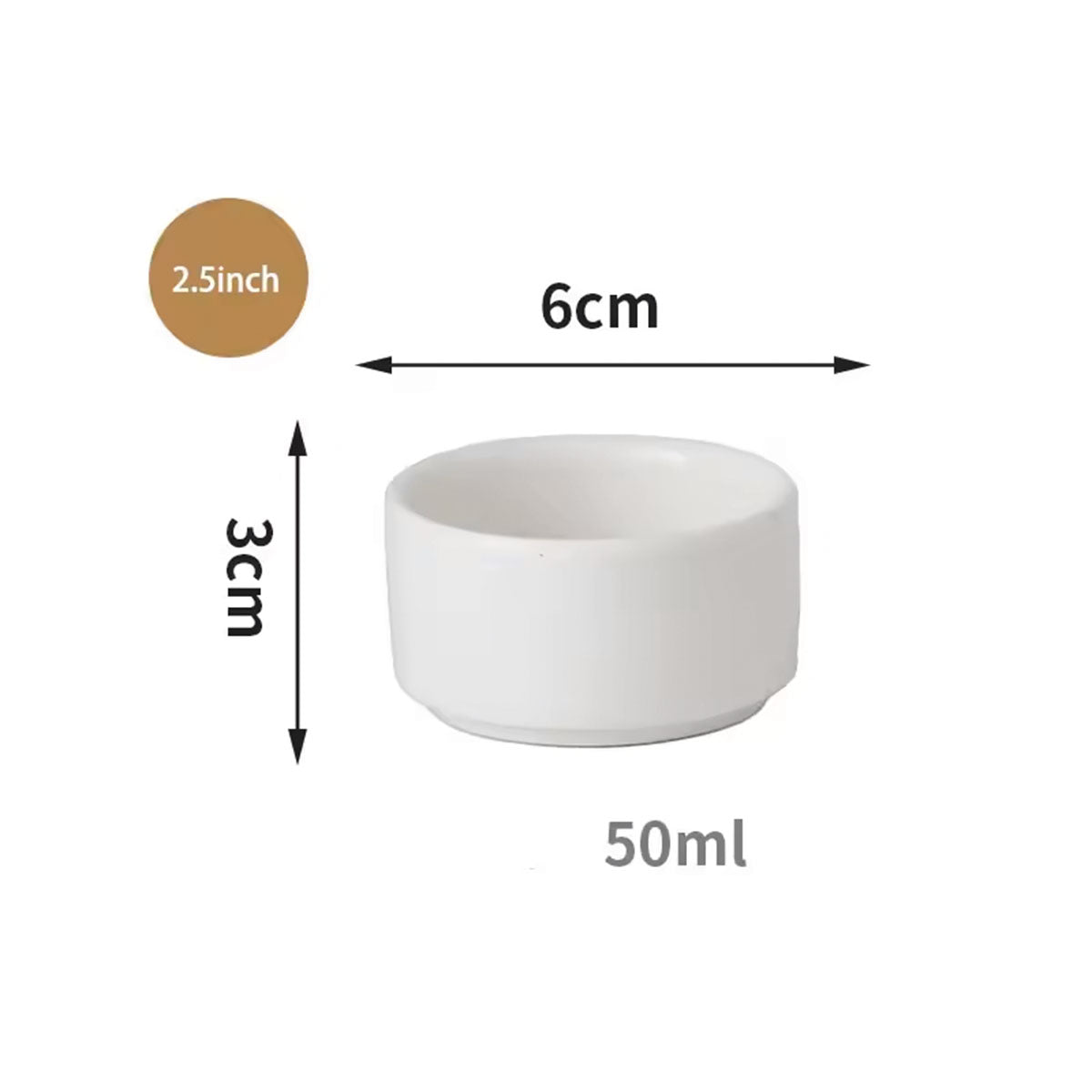 Hancai Hot Selling Multi-color Ceramic Baking Bowl 2.5 Inch 4 Inch Macaron Color Oven Steamer Cake Pudding Snack Dessert Bowl