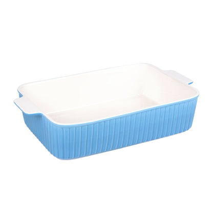 Hancai Custom Kitchen Bakeware Baking Tray Set Rectangular Casserole Baking Dishes Ceramic Oven Baker