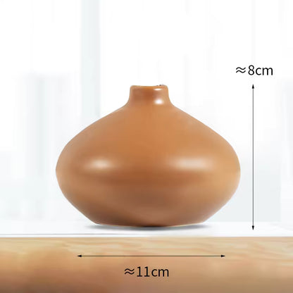 Hancai Bunte Porzellan Knospen-Kunst Blumen Vase Moderne Heim Hochzeit Tischdekoration Keramikvasen