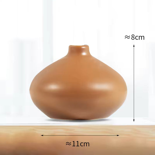 Hancai Colourful Porcelain Bud Art Flowers Vase Modern Home Wedding Table Decoration Ceramic Vases