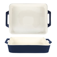 Hancai Custom Kitchen Bakeware Set Rectangular Casserole Stoneware Baking Tray Oven Ceramic Baking Dishes