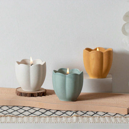 Hancai  New Custom logo Vintage Unique Candles Container Jar Wholesale Luxury Emoceramic Candle Holder